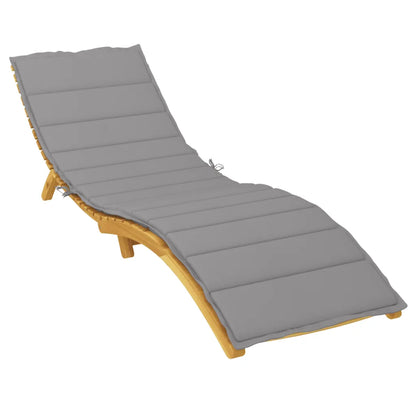 Pernă de șezlong, gri, 200x50x3 cm, textil oxford