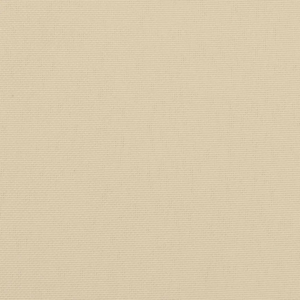 Pernă de șezlong, bej, 200x60x3 cm, textil oxford
