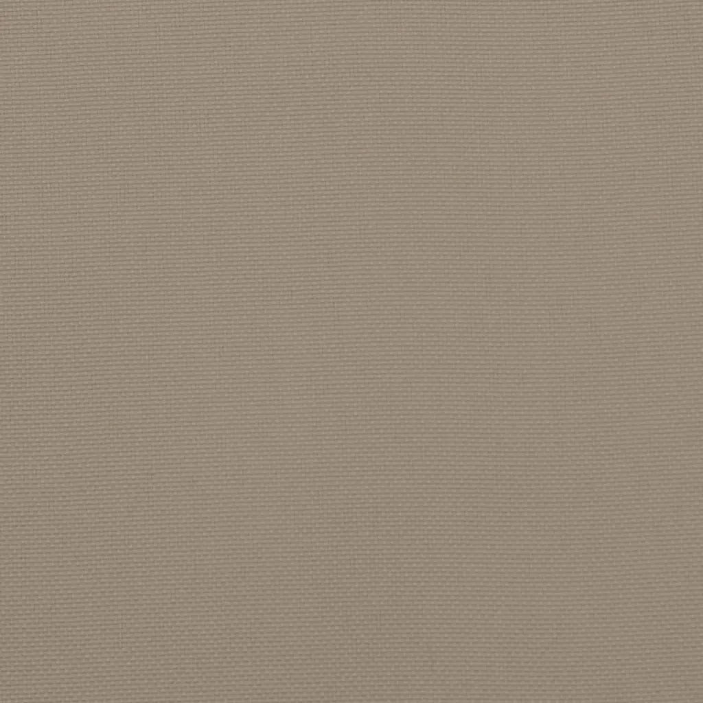 Pernă de șezlong, gri taupe, 200x70x3 cm, textil oxford