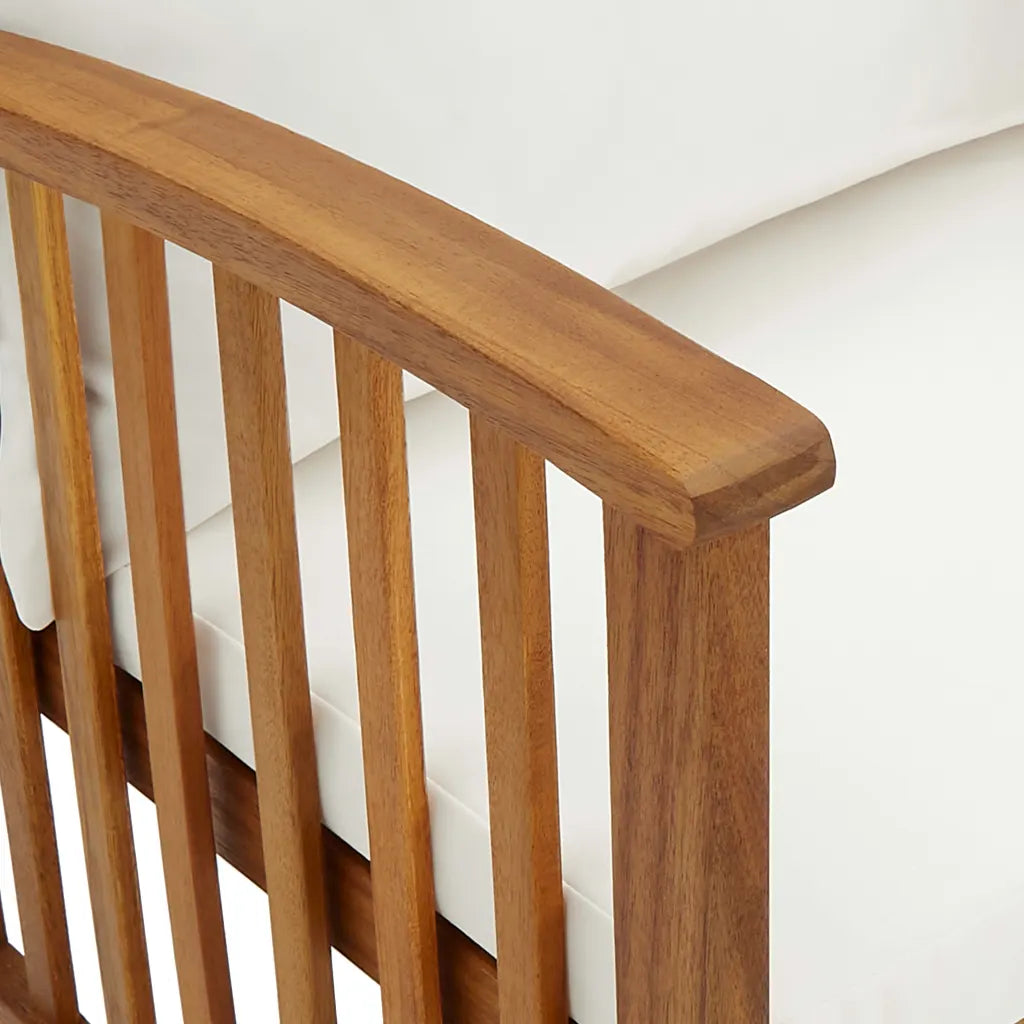 Set mobilier de grădină cu perne, 4 piese, lemn masiv de acacia