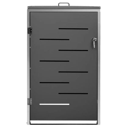 Magazie pentru pubelă unică, 69x77,5x112,5 cm, oțel inoxidabil