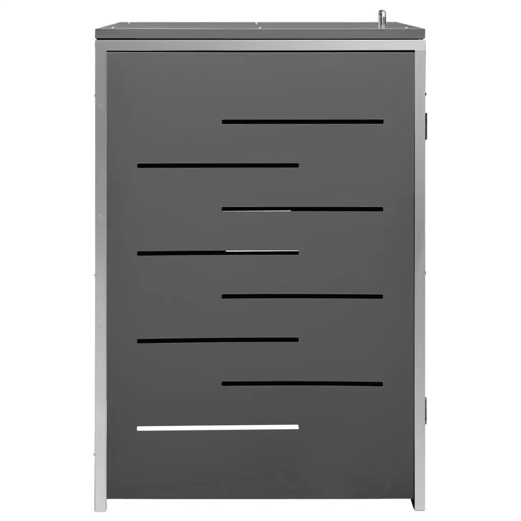 Magazie pentru pubelă unică, 69x77,5x112,5 cm, oțel inoxidabil