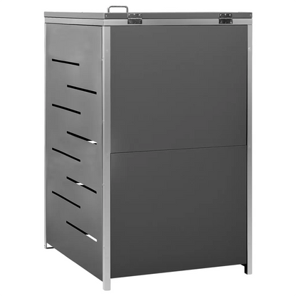 Magazie pentru pubelă unică, 69x77,5x112,5 cm, oțel inoxidabil