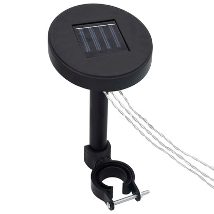 Pavilion cu plasă anti-țânțari & lumini LED crem 4x3x2,73m