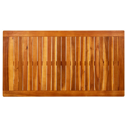 Măsuță de cafea de grădină 110x60x45 cm lemn masiv acacia