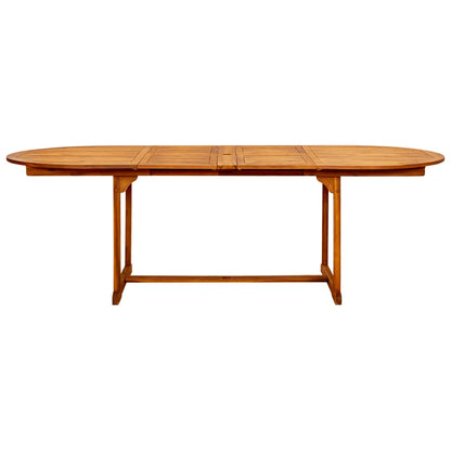 Masă de grădină, (160-240)x100x75 cm, lemn masiv de acacia