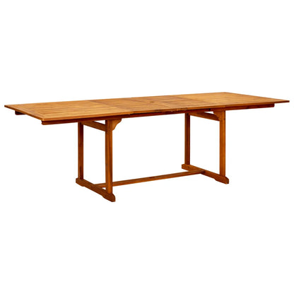 Masă de grădină, (160-240)x100x75 cm, lemn masiv de acacia