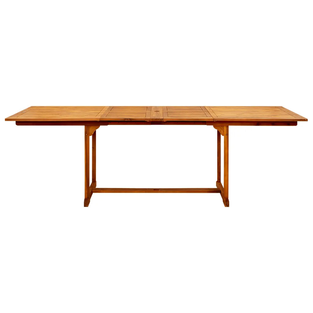 Masă de grădină, (160-240)x100x75 cm, lemn masiv de acacia
