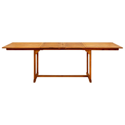 Masă de grădină, (160-240)x100x75 cm, lemn masiv de acacia