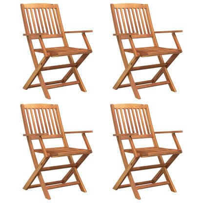 Set mobilier de grădină, 5 piese, lemn masiv de acacia