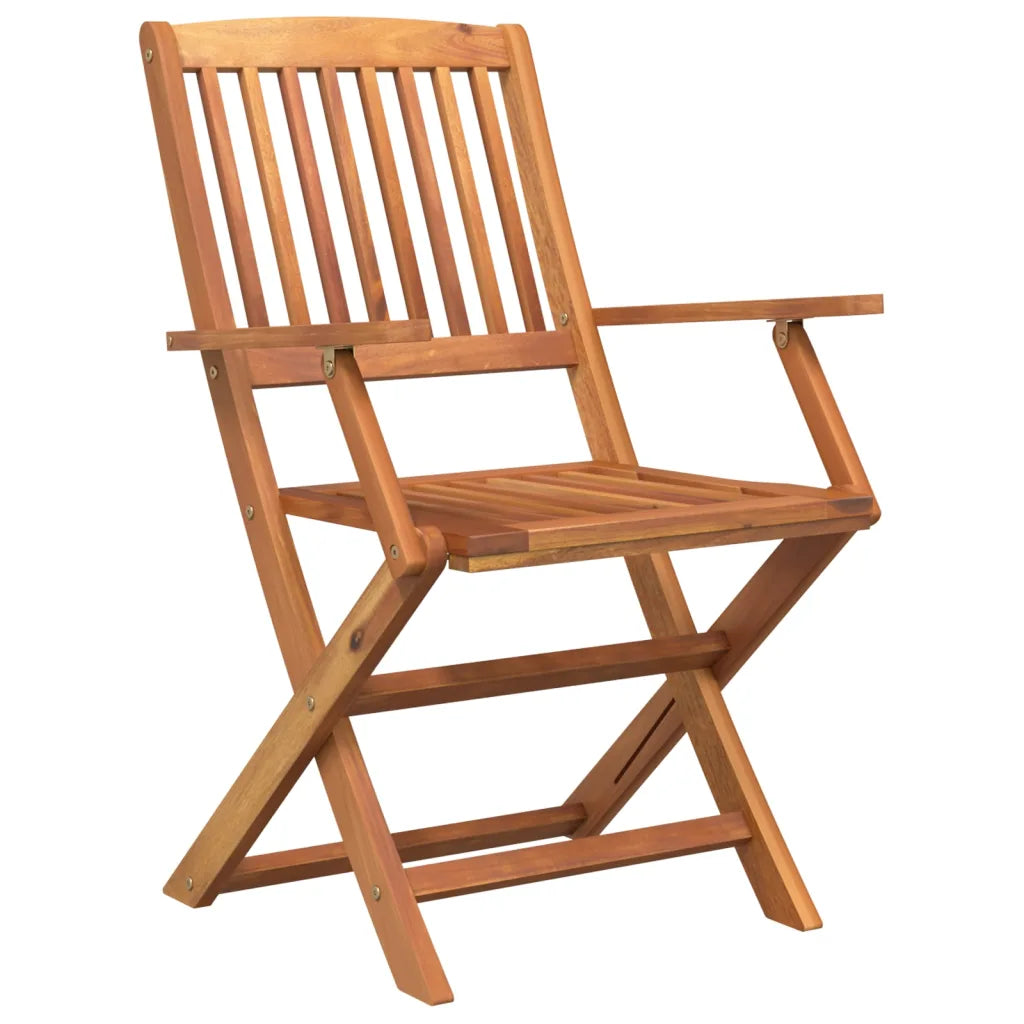 Set mobilier de grădină, 5 piese, lemn masiv de acacia