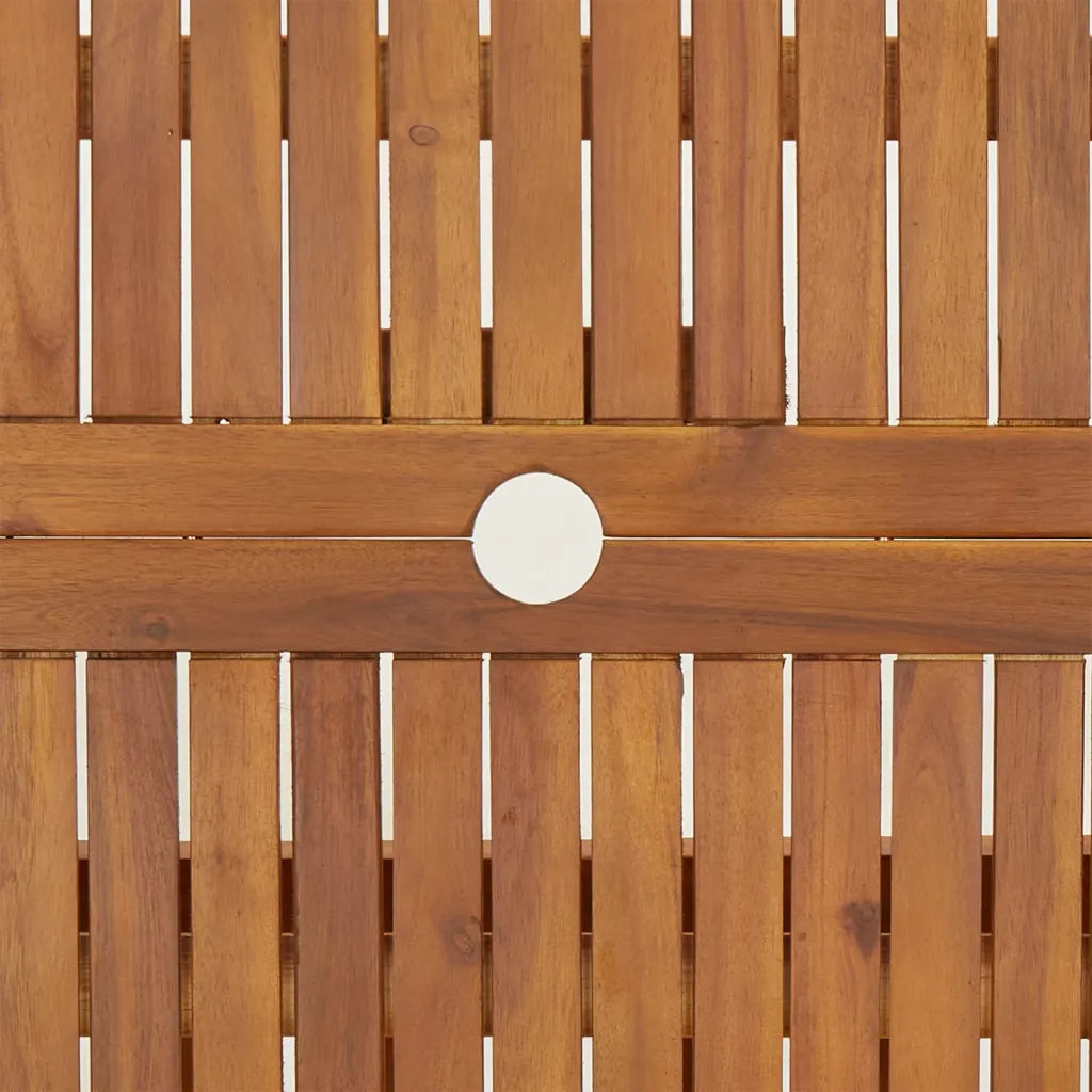 Set mobilier de grădină, 5 piese, lemn masiv de acacia