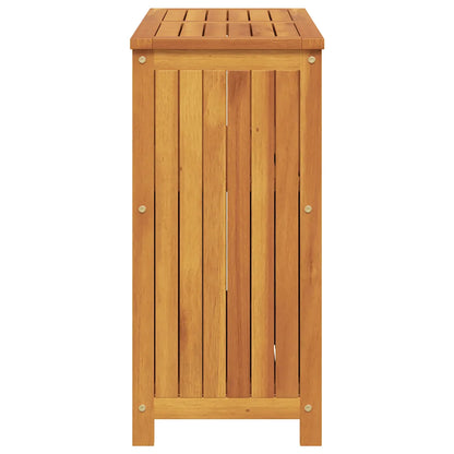 Masă consolă de grădină, 80x35x75 cm, lemn masiv de acacia