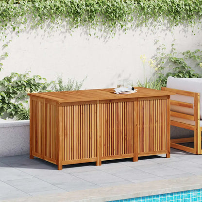 Ladă depozitare pentru grădină 150x80x75 cm lemn masiv acacia