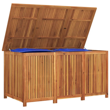 Ladă depozitare pentru grădină 150x80x75 cm lemn masiv acacia