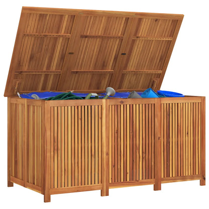 Ladă depozitare pentru grădină 150x80x75 cm lemn masiv acacia
