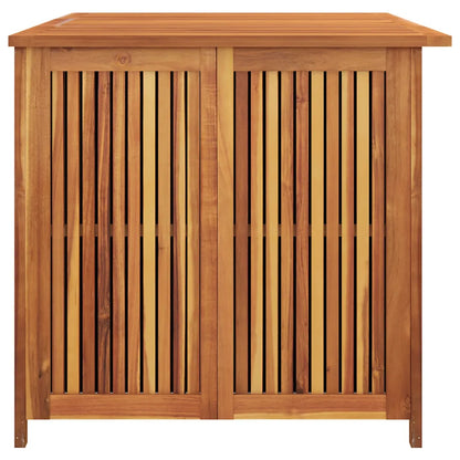 Ladă depozitare pentru grădină 150x80x75 cm lemn masiv acacia