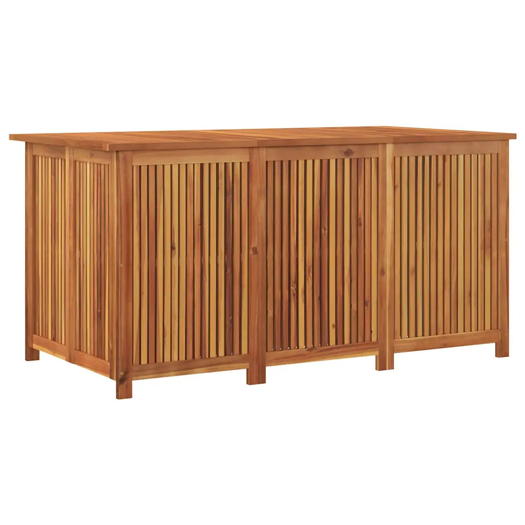 Ladă depozitare pentru grădină 150x80x75 cm lemn masiv acacia