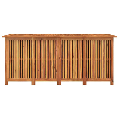 Ladă depozitare grădină, 200x80x75 cm, lemn masiv de acacia