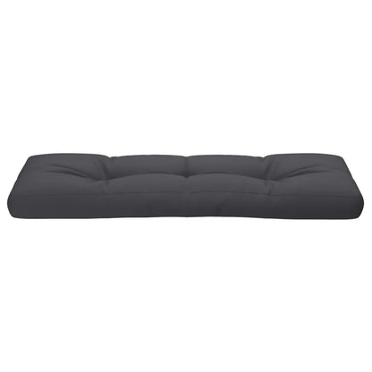 Pernă de paleți, antracit, 120x40x12 cm, material textil