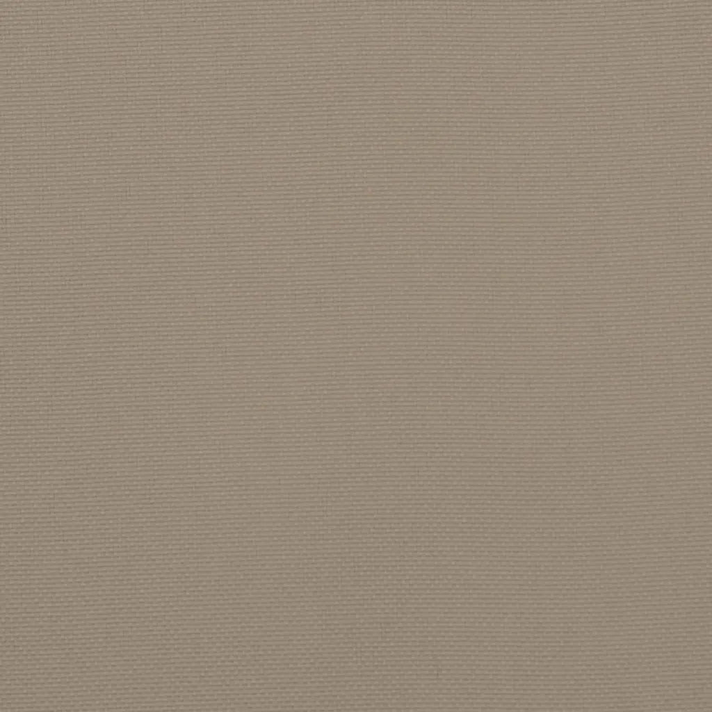 Perne de paleți, 2 buc., gri taupe, material textil