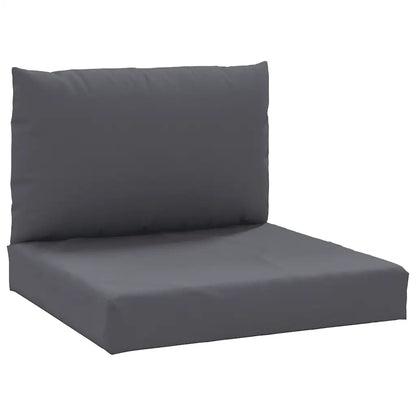 Perne canapea din paleți, 2 buc., antracit, material textil