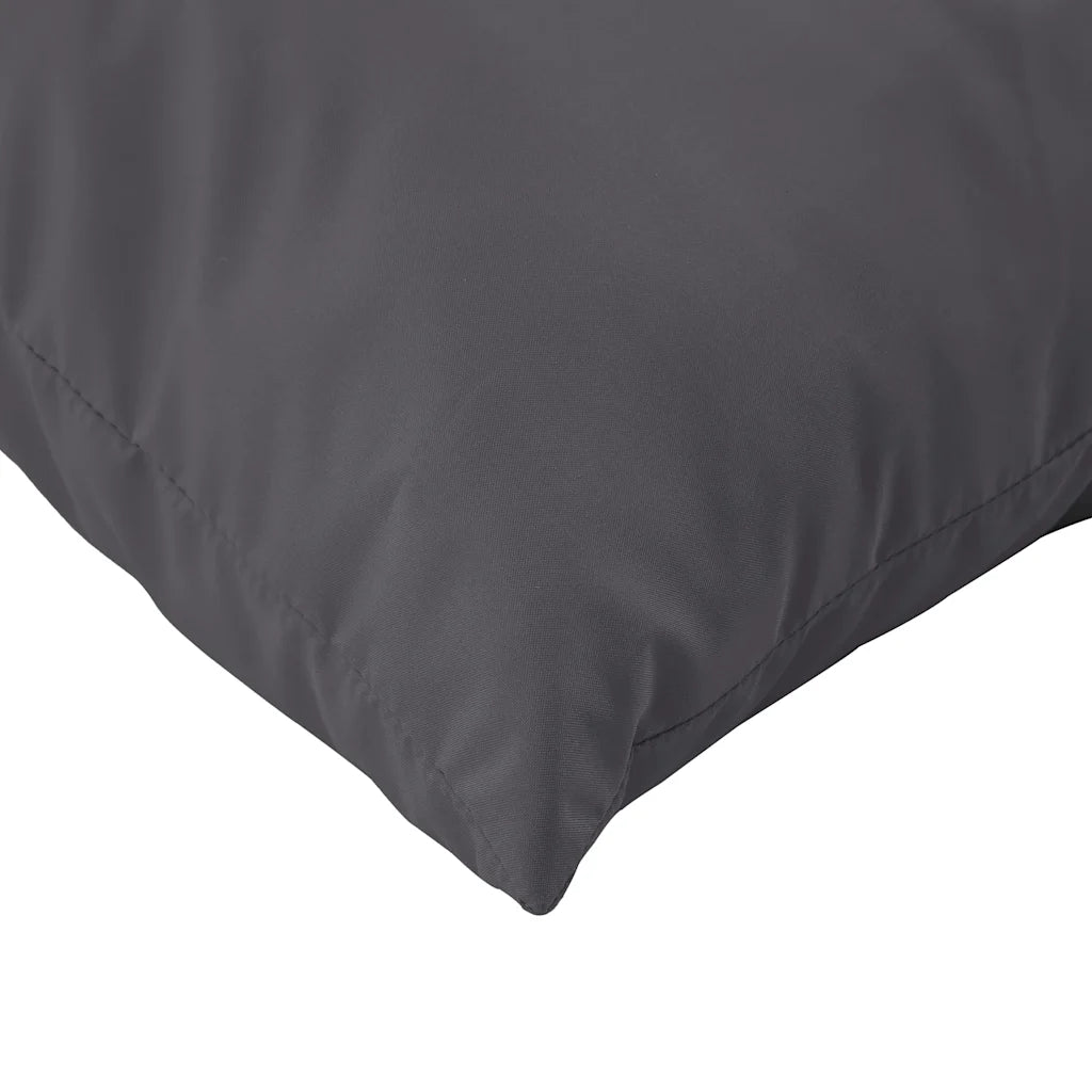Perne canapea din paleți, 2 buc., antracit, material textil