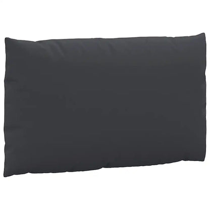 Perne de canapea din paleți, 2 buc., negru, material textil