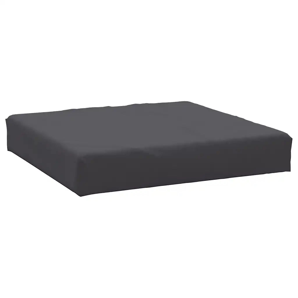 Pernă de podea pentru paleți, antracit, 60x60x9,5 cm, textil