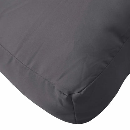 Pernă de podea pentru paleți, antracit, 60x60x9,5 cm, textil