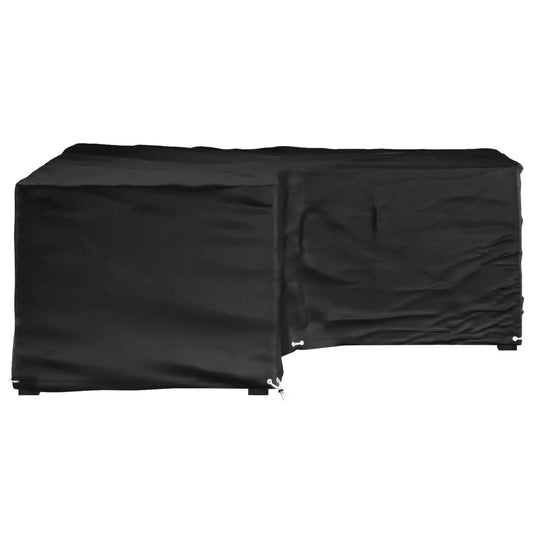 Husă mobilier de grădină în formă de L 16 ocheți, 215x215x70 cm