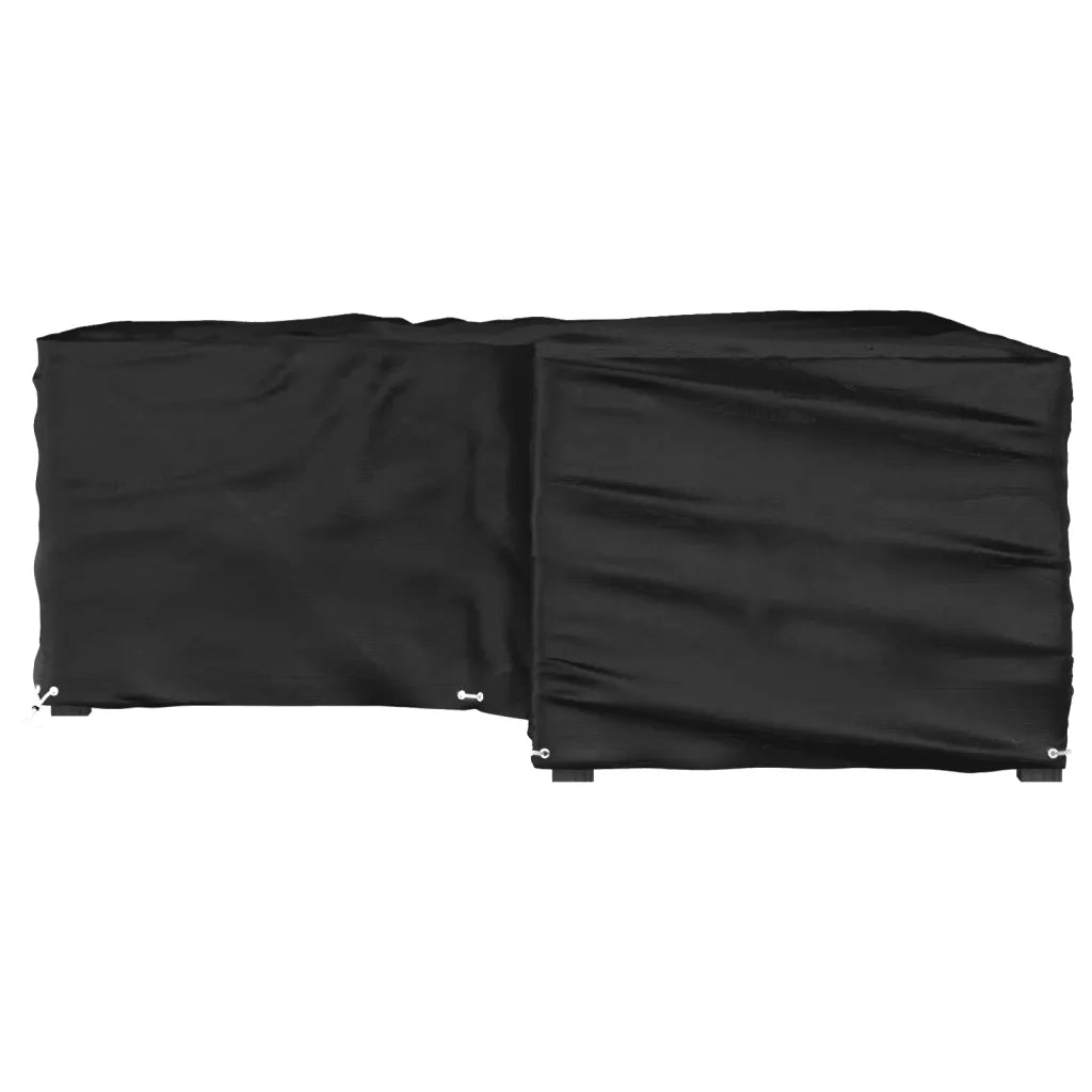 Husă mobilier de grădină în formă de L 16 ocheți, 215x215x70 cm