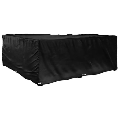 Husă mobilier de grădină în formă de L 16 ocheți, 215x215x70 cm