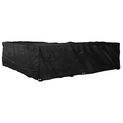Husă mobilier de grădină în formă de L 16 ocheți, 250x250x70 cm