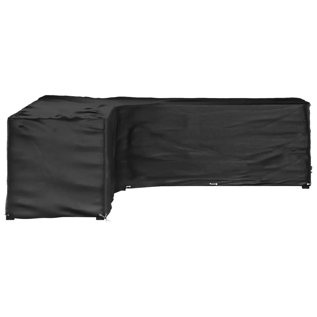 Husă mobilier de grădină în formă de L 20 ocheți, 300x300x90 cm