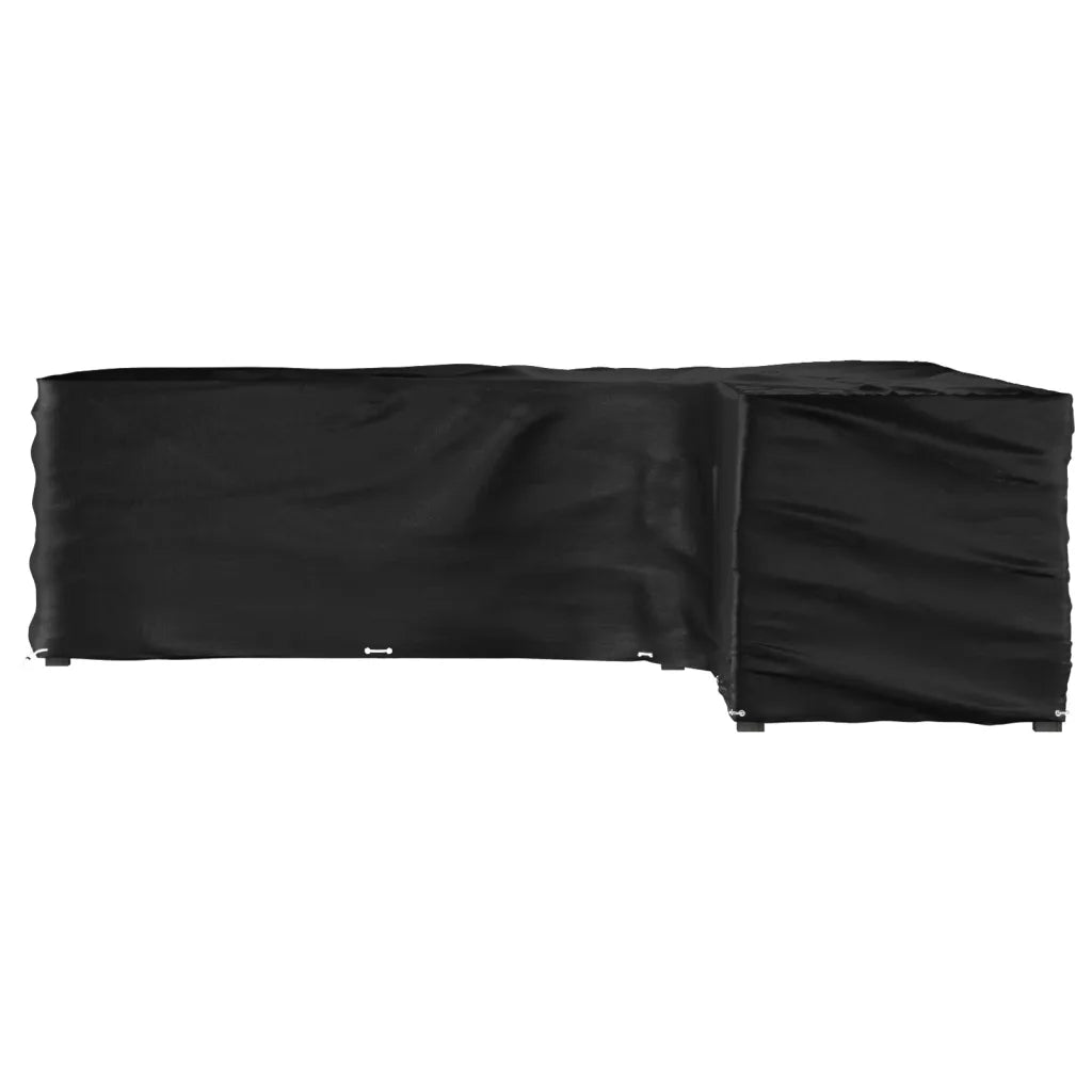 Husă mobilier de grădină în formă de L 20 ocheți, 300x300x90 cm
