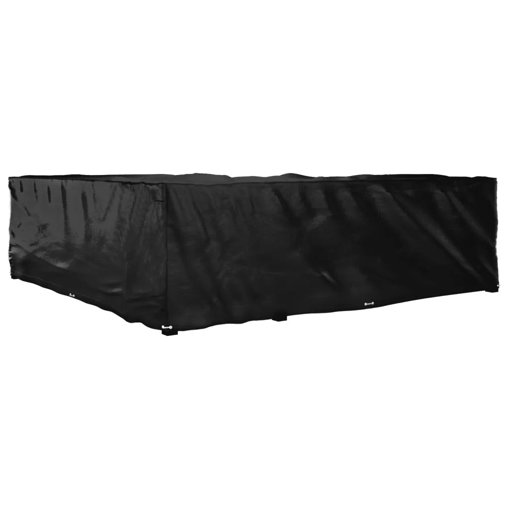 Husă mobilier de grădină în formă de L 20 ocheți, 300x300x90 cm