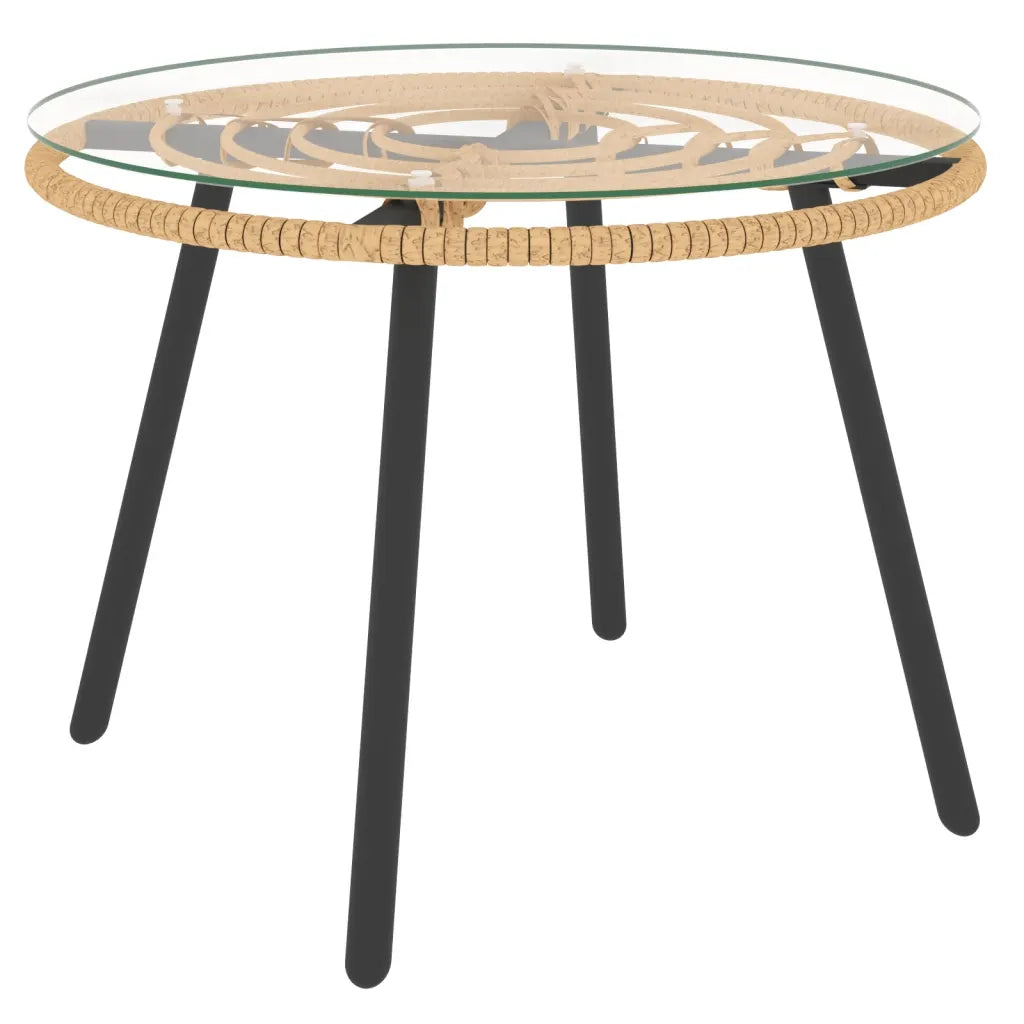 Set mobilier de grădină cu perne gri închis, 3 piese, poliratan