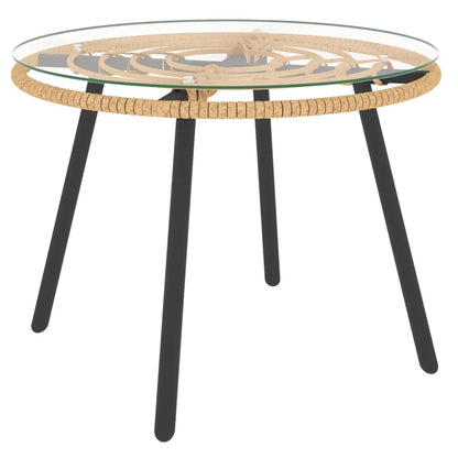 Set mobilier de grădină cu perne gri închis, 3 piese, poliratan
