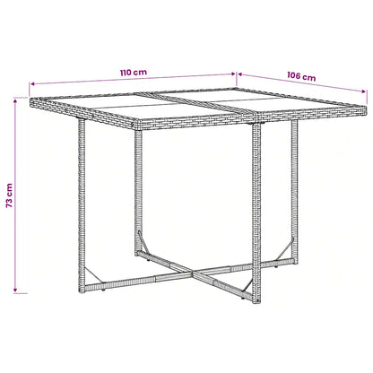 Set mobilier de grădină cu perne, 5 piese, gri, poliratan