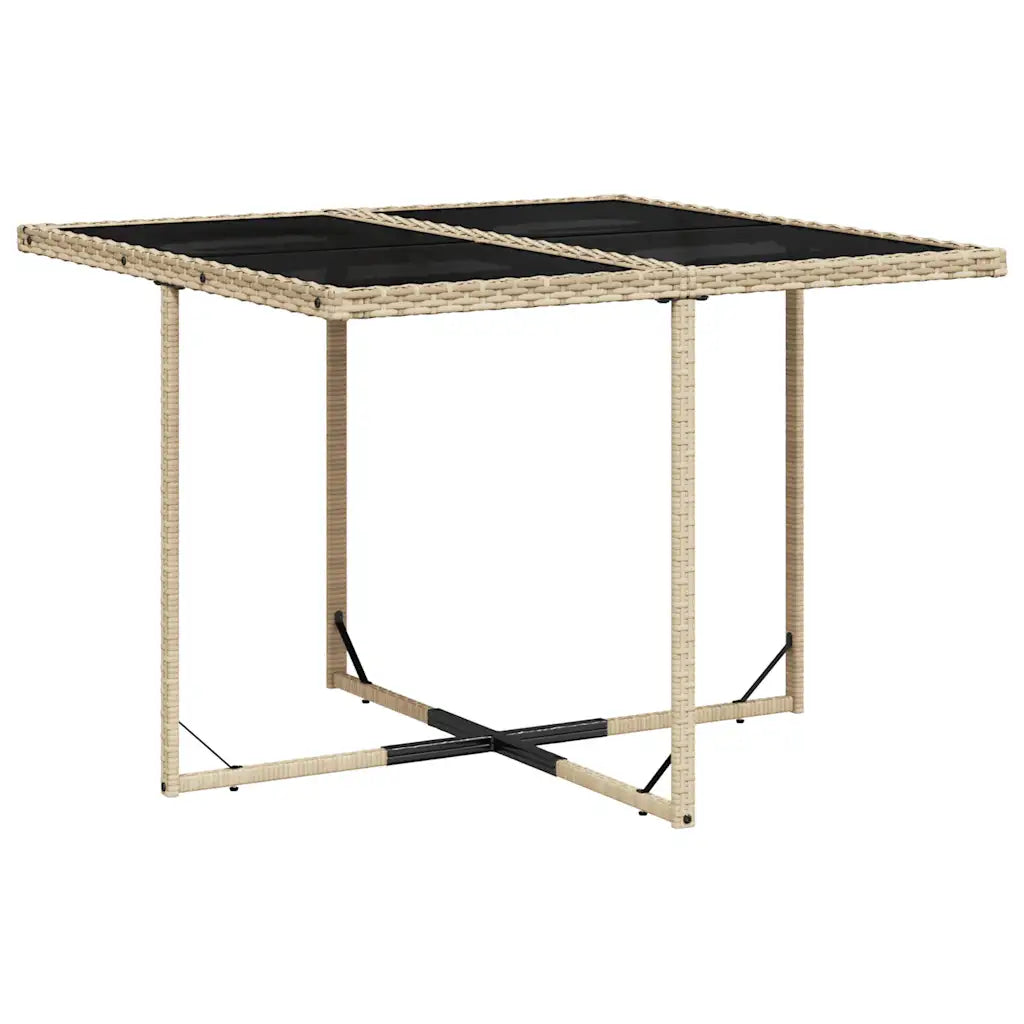 Set mobilier de grădină cu perne, 5 piese, bej, poliratan
