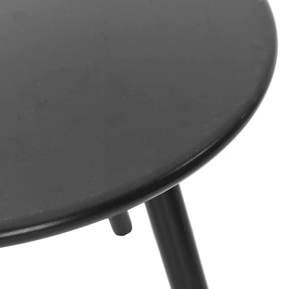 Set scaune de grădină 3 buc Poly Rattan negru