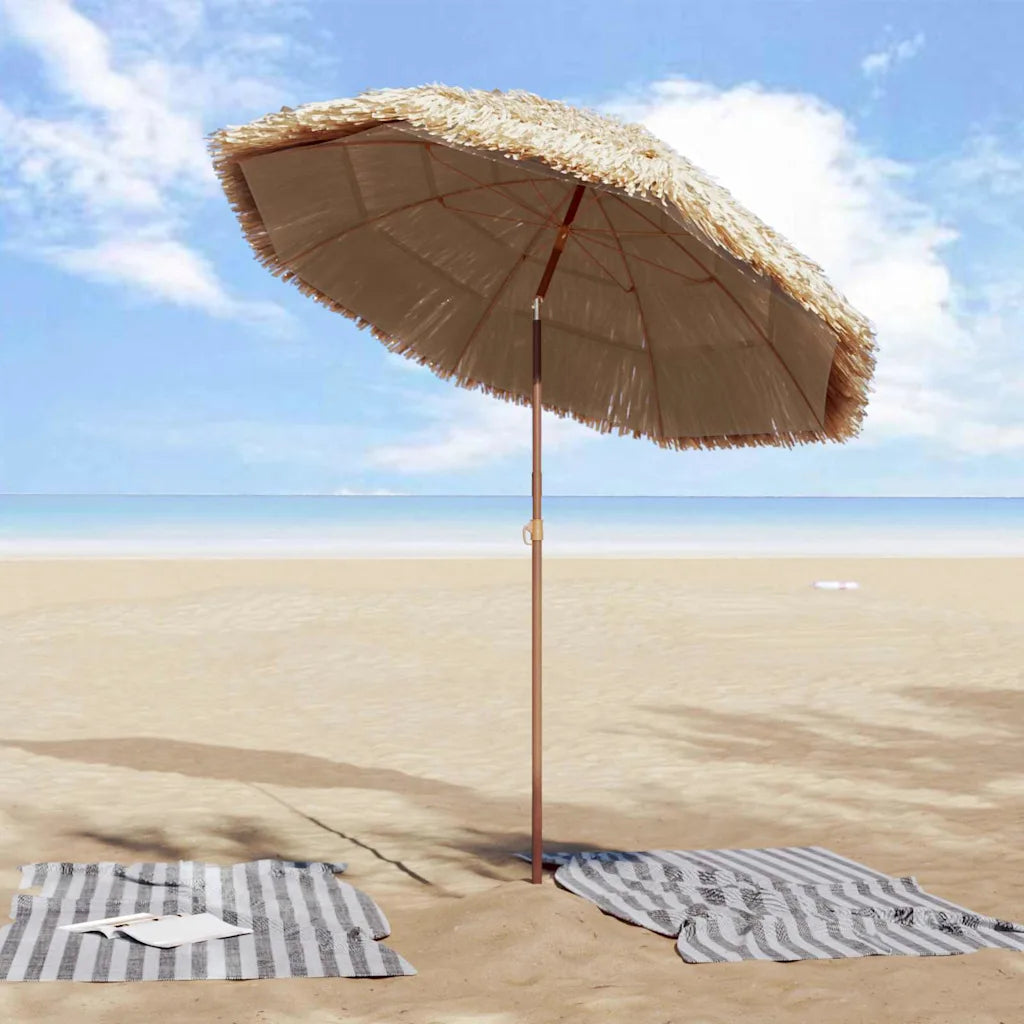 Parasol de Grădină natural 160 x 160 x 196 cm