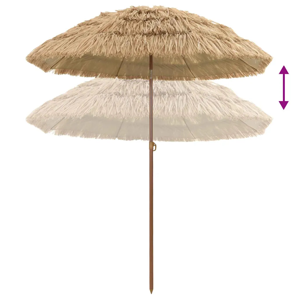 Parasol de Grădină natural 160 x 160 x 196 cm