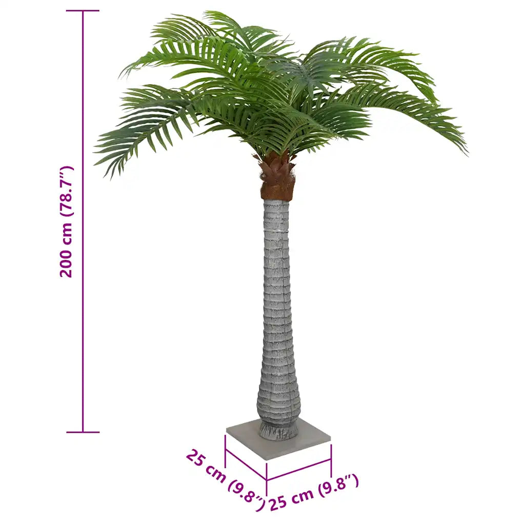 Palmier artificial 15 frunze 200 cm verde