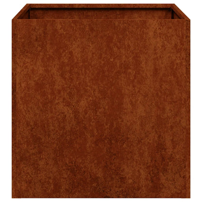 Jardinieră Rusty 40x40x40 cm Oțel pentru intemperii
