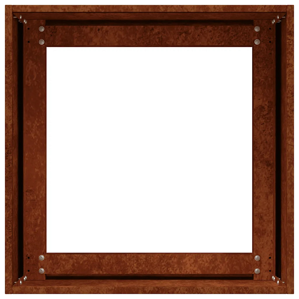 Jardinieră Rusty 40x40x40 cm Oțel pentru intemperii