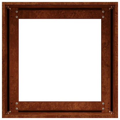 Jardinieră Rusty 40x40x40 cm Oțel pentru intemperii