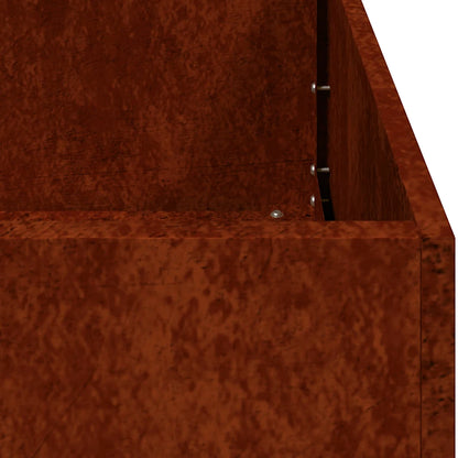 Jardinieră Rusty 40x40x40 cm Oțel pentru intemperii