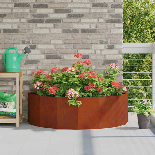 Jardinieră Ruginit 120 x 60 x 35 cm